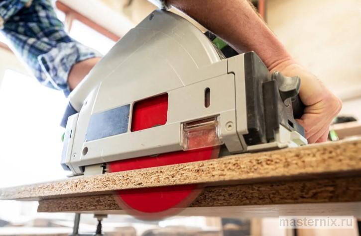циркулярная пила - дсп распил
