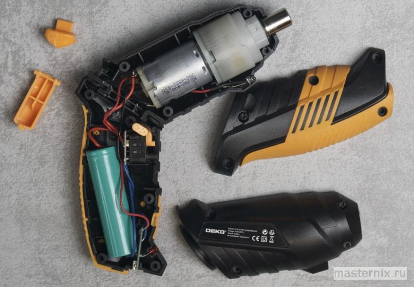 DEKO DKS4FU-Li в разборном виде