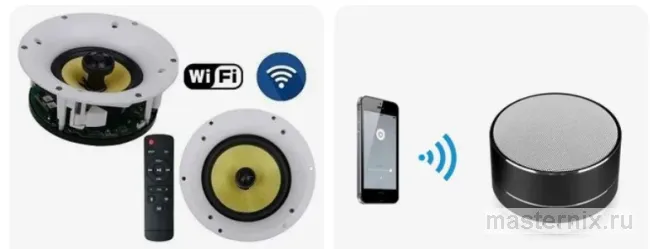 динамиками Wi-Fi и Bluetooth