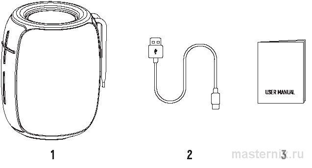 комплект поставки колонки