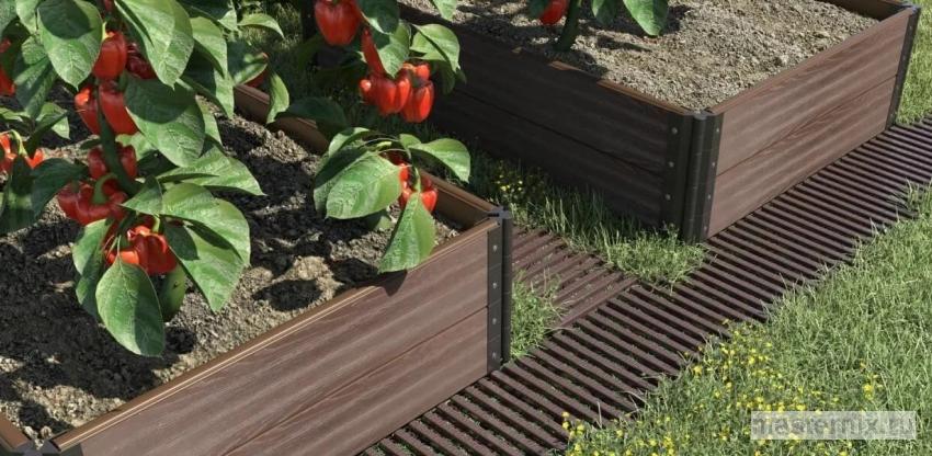 Грядки и клумбы из ДПК: долговечность и эстетика