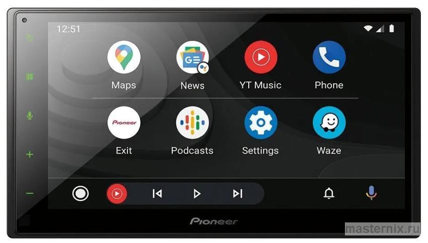 Pioneer DMH-A4450BT экран