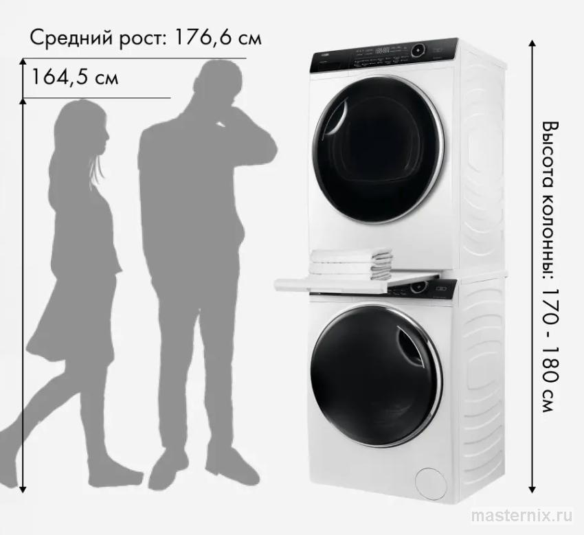 средний рост и высота колонны