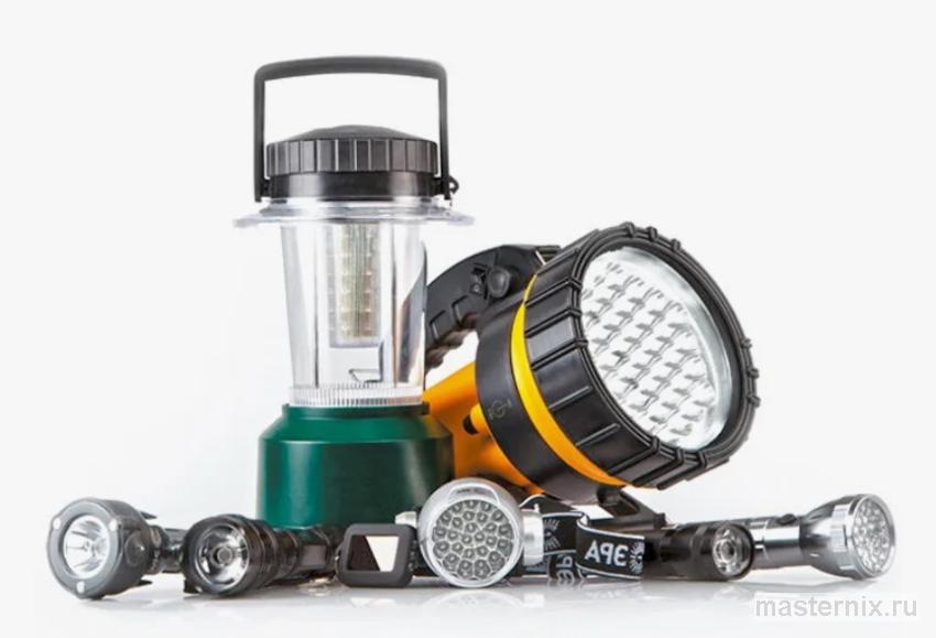 Виды фонарей