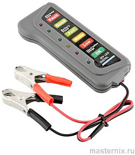 Automatic Capacity Tester Battery 12V LED BATTERY/ALTERNATOR TESTER Manual