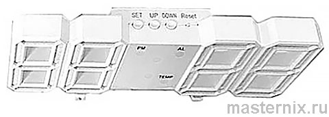 Instruction manual for the 3D LED Digital Alarm Clock desktop electronic clock