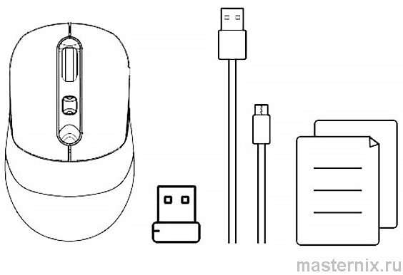 Wireless Mouse A4Tech Fstyler FB10C User Manual