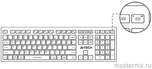 Клавиатура A4TECH Fstyler FBX50C Инструкция