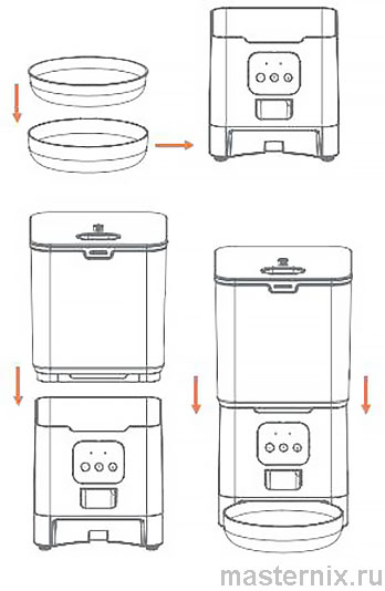 Автоматическая кормушка Automatic Pet Feeder VALBEN Инструкция