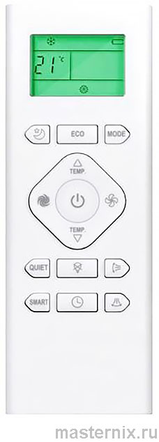 Ballu RCH-RXY1-0E split system remote control manual