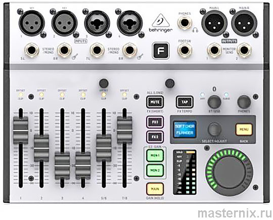 Behringer FLOW 8 цифровой микшер Инструкция