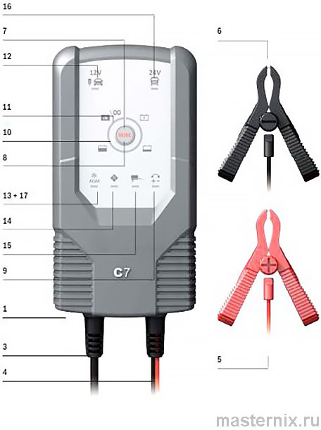 Bosch C7 зарядное устройство инструкция