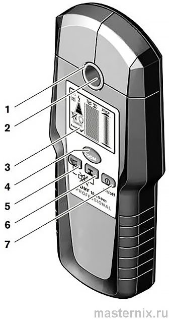 Детектор проводки Bosch DMF 10 Zoom Professional Инструкция