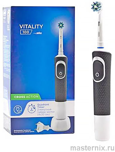 Электрическая зубная щетка Braun Oral-B Vitality D100.413.1 3D White Инструкция
