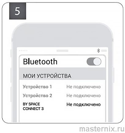 Наушники BY SPACE Connect 3 TWS Инструкция