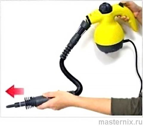 Индикация работы термостата во время очистки