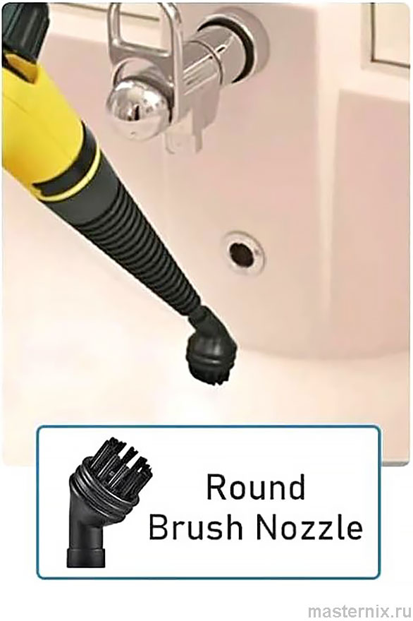 Круглая щётка для очистки плитки и кухонных поверхностей