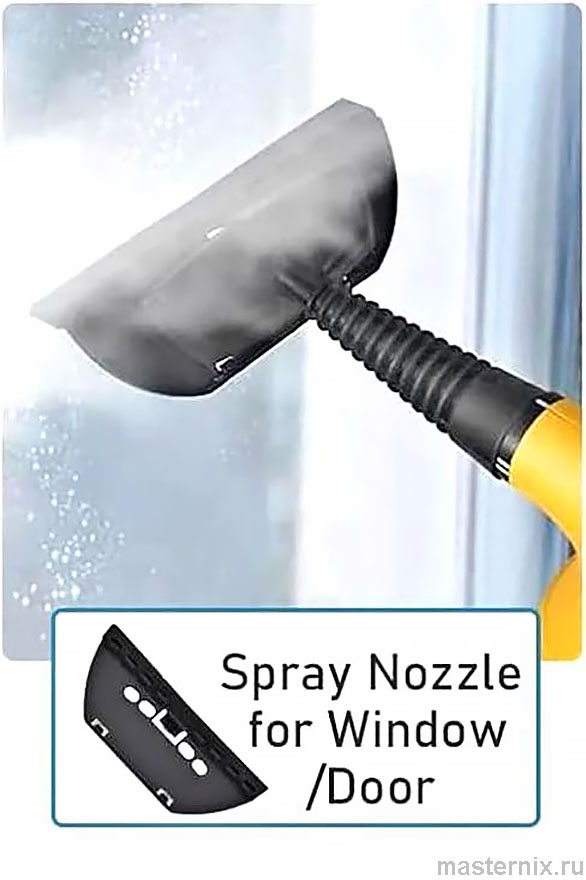 Насадка-скребок для мытья окон и зеркал без разводов