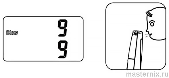 Алкотестер Digital Breath Alcohol Tester Инструкция