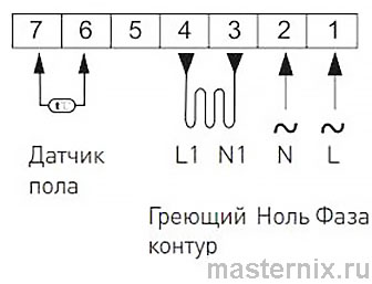 Инструкция Терморегулятор/термостат E51.716 для теплого пола