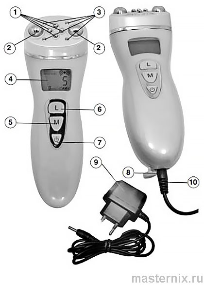 GEZATONE m1601 RF Lifting массажер для лица - Инструкция