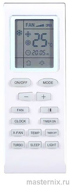 GREE split-system remote control manual