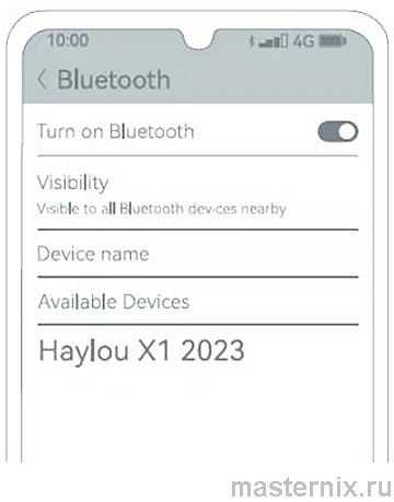 Наушники HAYLOU X1 2023 Инструкция