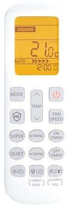 HIGH LIFE ACHL split system remote control manual