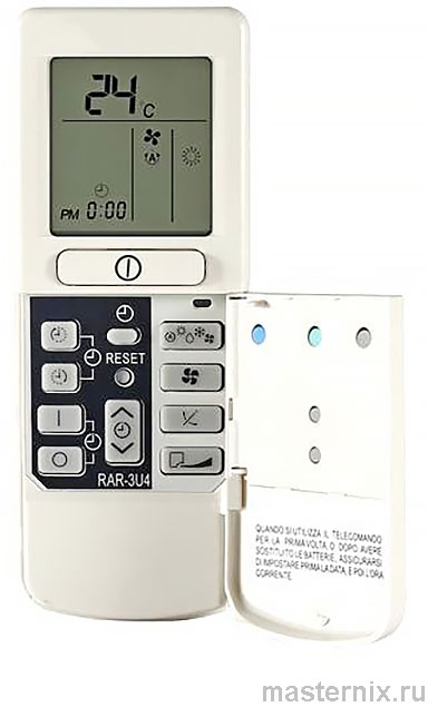 Пульт ДУ сплит-системы Hitachi RAR 2P2 Инструкция