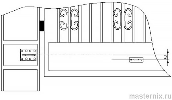 Привод распашных ворот HOME GATE PK 250DC Инструкция