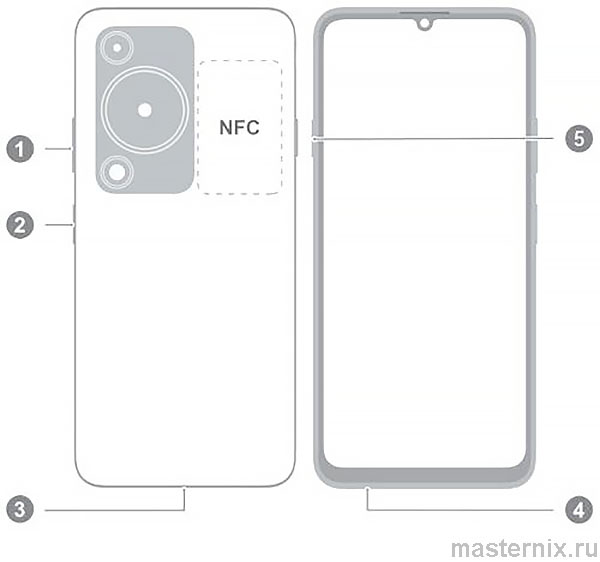 Смартфон Huawei NOVA Y72 Инструкция
