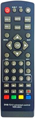 Инструкция пульта Huayu DVB-T2+2 ver.2023