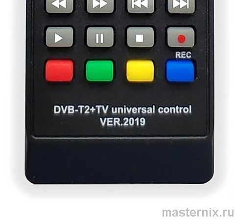 Инструкция пульта HUAYU DVB-T2+TV VER 2019