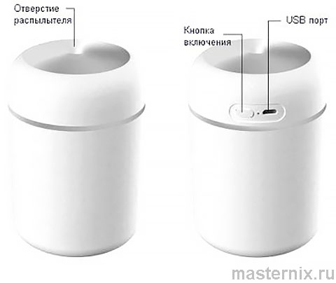 Инструкция увлажнитель H2O Humidifier