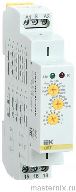 IEK ORT-AC230V Реле времени Инструкция
