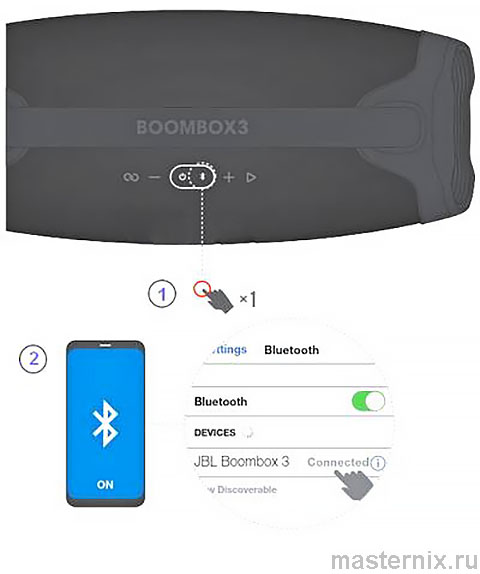 Портативная акустическая система JBL Boombox 3 Инструкция