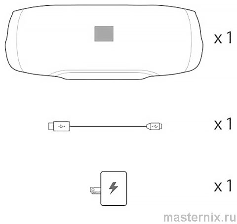 Инструкция JBL Charge 3 Комплектация