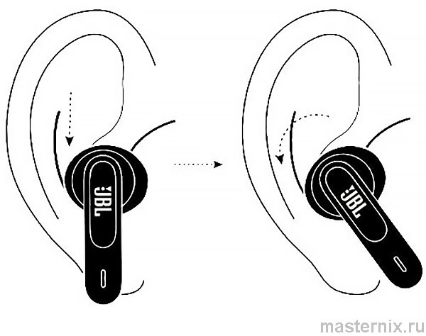 TWS-наушники JBL WAVE FLEX Инструкция