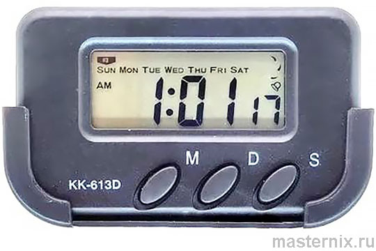 Автомобильные часы Kenko КК-613D Инструкция