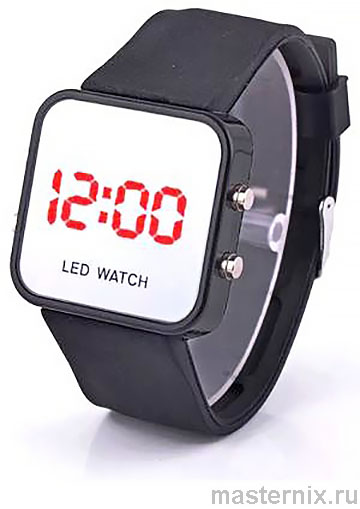 Часы с зеркальной поверхностью Led Watch. Инструкция по эксплуатации