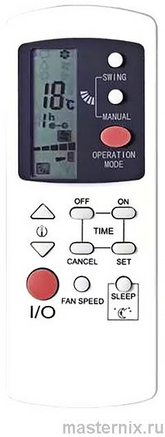 Daewoo DSB split system remote control manual