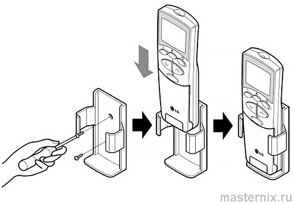User manual for LG 6711A90032N wall-mounted air conditioner remote control