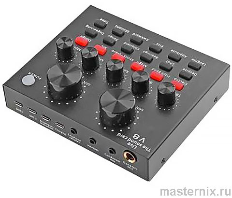Внешняя звуковая карта Live Sound Card V8 Инструкция