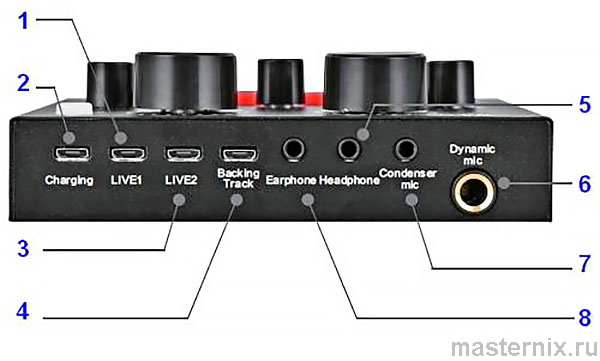 Внешняя звуковая карта Live Sound Card V8 Инструкция