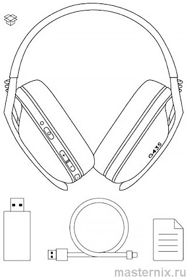 Наушники Logitech G435 Инструкция