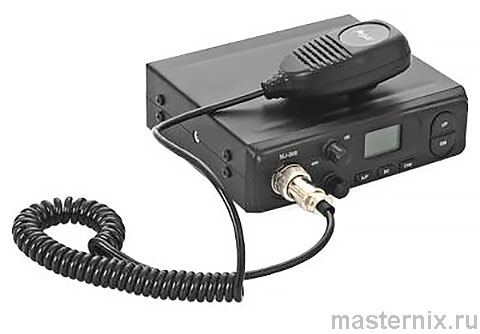 Автомобильная СВ-рация MegaJet MJ-300 с компактным корпусом и ЖК-дисплеем