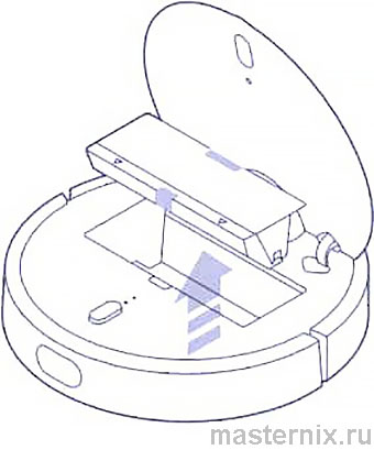 Инструкция Xiaomi Mi Robot Vacuum Пылесборник и фильтр