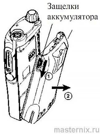 Снятие аккумуляторов Motorola GP-340 Инструкция