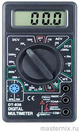 Цифровой мультиметр M-830 серии. Инструкция