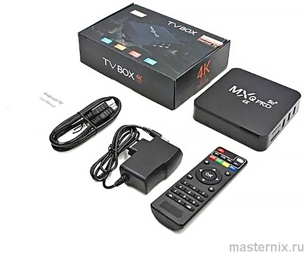 ТВ смарт приставка MXQ Pro 4K Инструкция